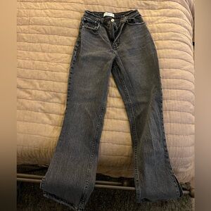 Abercrombie & Fitch Charcoal Flare Jeans